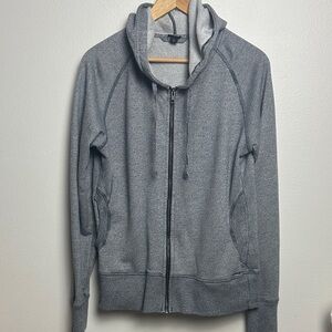 Patagonia Women’s Cloud Stack Hoodie Full Zip Jacket Grey Large